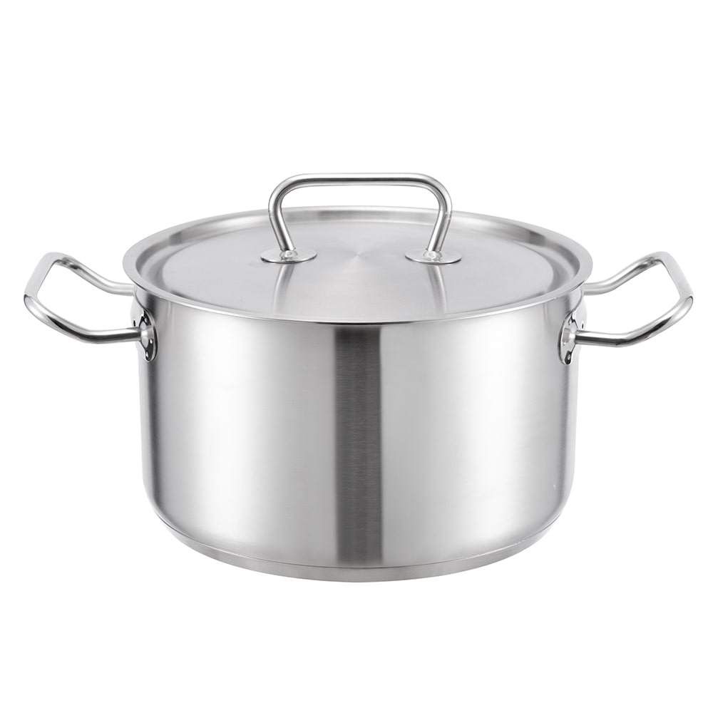 20*11.5CM Duplex latus ansa immaculata ferro operculo stockpot JY-2015DGB
